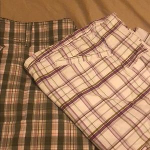 Plaid shorts